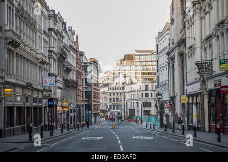 Londres, Royaume-Uni. Dec 25, 2014. vide rues de Londres sur le matin de Noël. Credit : Piero Cruciatti/Alamy Live News Banque D'Images