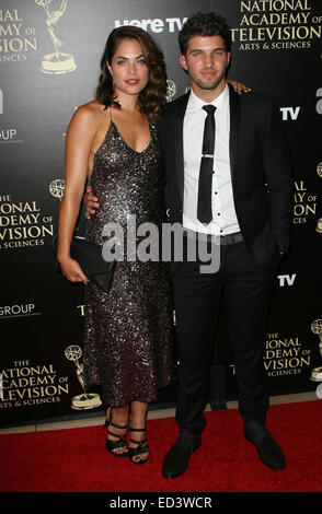 Daytime Emmy Awards 2014 - Arrivées tenue au Beverly Hilton Hotel comprend : Kelly Thiebaud,Bryan Craig Où : Los Angeles, California, United States Quand : 22 Juin 2014 Banque D'Images