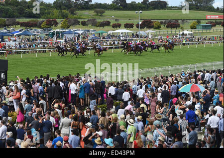 Auckland, Nouvelle-Zélande. Dec 26, 2014. Vue générale de la race fans lors 6. Les courses de chevaux. Lendemain de courses à l'hippodrome d'Ellerslie à Auckland. La Nouvelle-Zélande. Credit : Action Plus Sport/Alamy Live News Banque D'Images