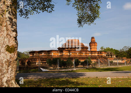 Muara Takus temple site composé à Kampar, Riau, Indonésie. Banque D'Images