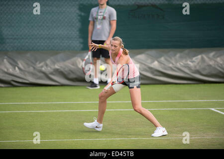 21.06.2014. Le Wimbledon Tennis Championships 2014 tenue à l'All England Lawn Tennis et croquet Club, Londres, Angleterre, Royaume-Uni. Banque D'Images