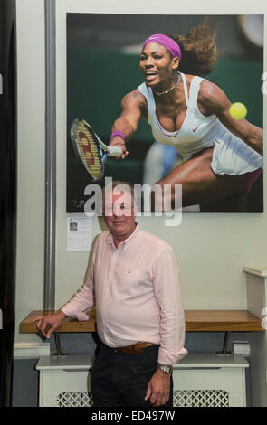 29.06.2014. Le Wimbledon Tennis Championships 2014 tenue à l'All England Lawn Tennis et croquet Club, Londres, Angleterre, Royaume-Uni. Milieu dimanche. L'hôtel Cannizaro House de Londres (seulement 5* Country House Hotel et à quelques minutes de l') Profils têtes une technologie unique de l'un Banque D'Images