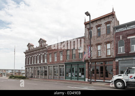 Façades anciennes et les bâtiments de Paducah, Kentucky, USA Banque D'Images