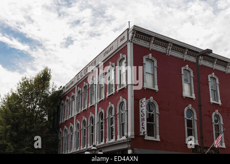 Façades anciennes et les bâtiments de Paducah, Kentucky, USA Banque D'Images