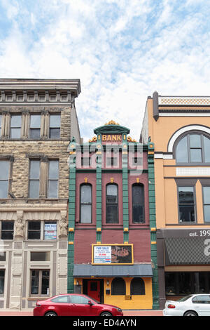 Façades anciennes et les bâtiments de Paducah, Kentucky, USA Banque D'Images