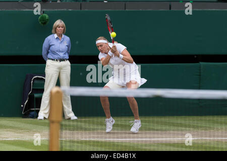 05.07.2014. Le Wimbledon Tennis Championships 2014 tenue à l'All England Lawn Tennis et croquet Club, Londres, Angleterre, Royaume-Uni. Banque D'Images