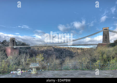 Pont suspendu de Clifton Bristol Banque D'Images