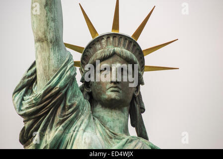 Statue de la liberté, Odaiba, Tokyo, Japon. Banque D'Images