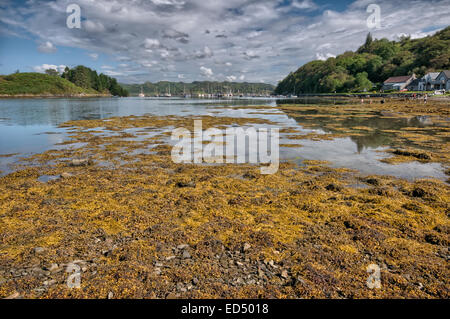 Les opinions à l'égard Crinan Harbour en Ecosse Banque D'Images