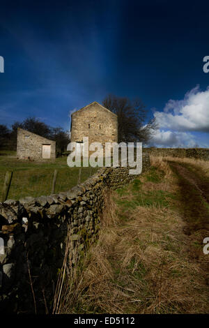 Une grange à Reeth dans Swaledale dans le Yorkshire Dales National Park, North Yorkshire Banque D'Images