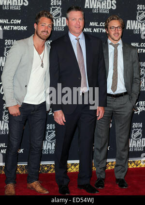2014 Lauréats des Prix de la LNH à Wynn Las Vegas avec : Patrick Roy Où : Las Vegas, Nevada, United States Quand : 24 Juin 2014 Banque D'Images