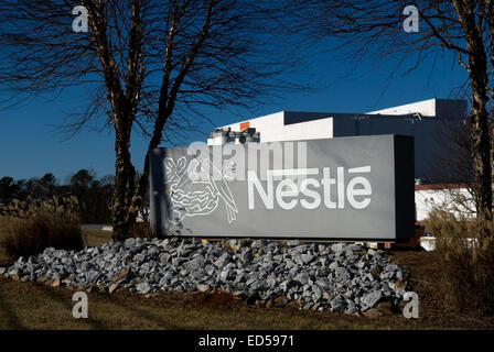 Nestle signer Gaffney, en Caroline du Sud USA Banque D'Images