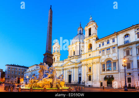 Piazza Navona, Rome, Italie Banque D'Images