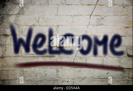 Avec une craie à la main Concept - image en couleur Banque D'Images