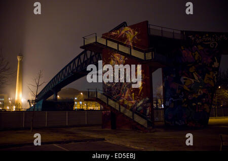 'El Pont del Sucre' bridge à Vic, en Catalogne, Espagne. Banque D'Images