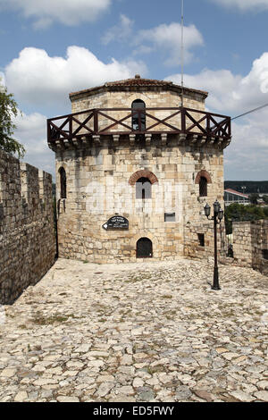 Les murs de la forteresse de Kalemegdan à Belgrade, en Serbie. La forteresse remonte à l'époque romaine. Banque D'Images