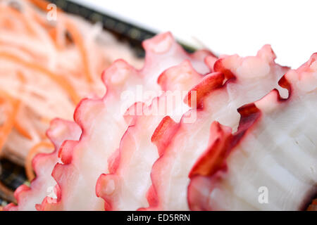 La nourriture japonaise squid sashimi Banque D'Images