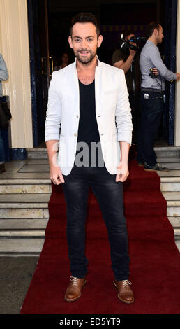 Charlie et la Chocolaterie Media Night au Theatre Royal Drury Lane En vedette : Ben Forster Où : London, Royaume-Uni Quand : 25 Juin 2014 Banque D'Images