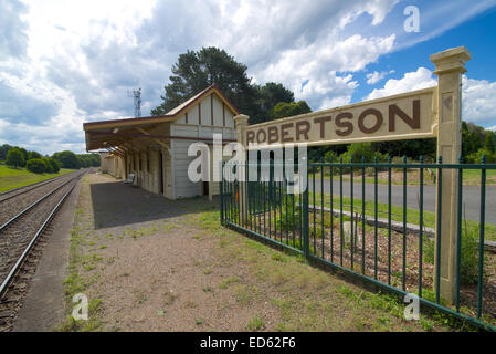 Robertson gare ferroviaire patrimoniale, New South Wales, Australie Banque D'Images