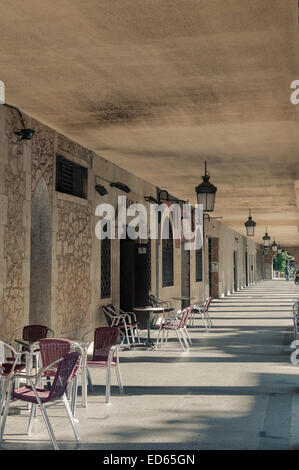 Arcade sur Gran Via, Salamanque, Castille et Leon, Espagne, Europe Banque D'Images