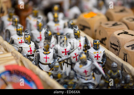 Souvenirs de Prague, des soldats de plomb (croisés). Prague est la capitale et la plus grande ville de la République tchèque. Banque D'Images