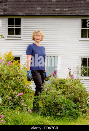 L'actrice Clare Holman à Rye, East Sussex, UK Banque D'Images