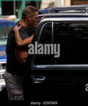 John Cena dans Soho avec sa petite amie, Nikki Bella comprend : Nikki Bella,John Cena Où : New York City, New York, United States Quand : 26 Juin 2014 Banque D'Images