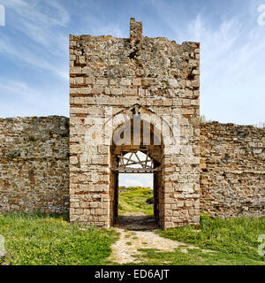 Le château de Methoni en Messénie, Grèce Banque D'Images