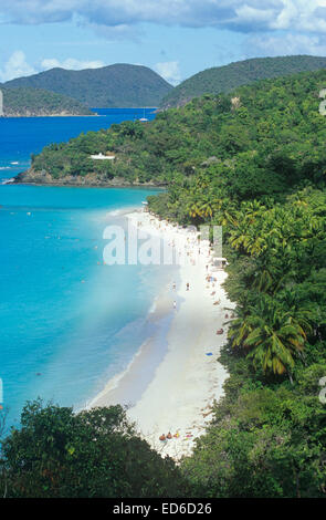 Trunk Bay, Saint John, U.S.V.I. Banque D'Images