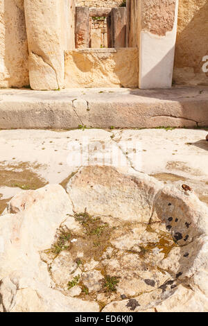 Les temples de Tarxien. Tarxien. L'île de Malte. République de Malte. L'Europe Banque D'Images