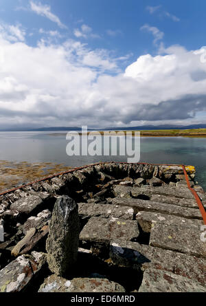 Le son du Jura comme vu sur la côte ouest de l'Ecosse quelque 9 kilomètres de Tayvallich Banque D'Images