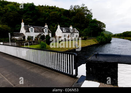 Le canal de Crinan en Ecosse Banque D'Images