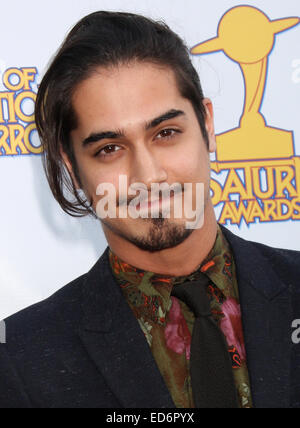 2014 Saturn Awards - Arrivals comprend : Avan Jogia Où : Los Angeles, California, United States Quand : 26 Juin 2014 Banque D'Images