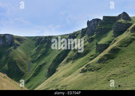 Forcella Staulanza près de Castleton dans le Derbyshire, dans le National Trust's High Peak Estate. Banque D'Images