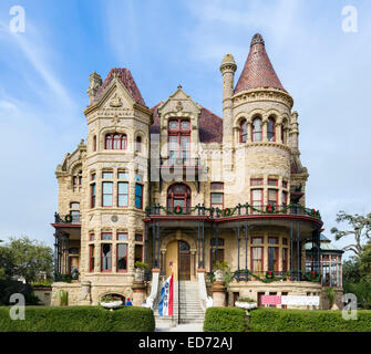 Le Palais de l'évêché ou Gresham's Castle, un ancien manoir de style Victorien sur 14th St, Galveston, Texas, États-Unis Banque D'Images