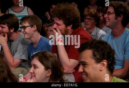 La 16e Del FERMER Improv Comedy Marathon Conférence de presse, présentée par l'Upright Citizens Brigade Theatre dispose d''atmosphère : où : New York, New York, United States Quand : 27 Juin 2014 Banque D'Images