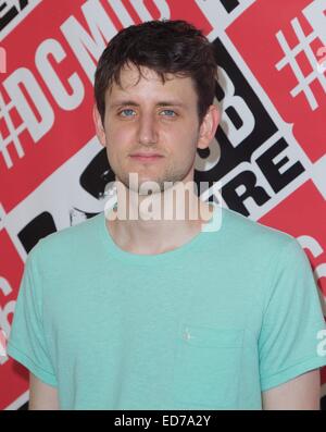 La 16e Del FERMER Improv Comedy Marathon Conférence de presse, présentée par l'Upright Citizens Brigade Theatre avec : Zach Woods Où : New York, New York, United States Quand : 27 Juin 2014 Banque D'Images