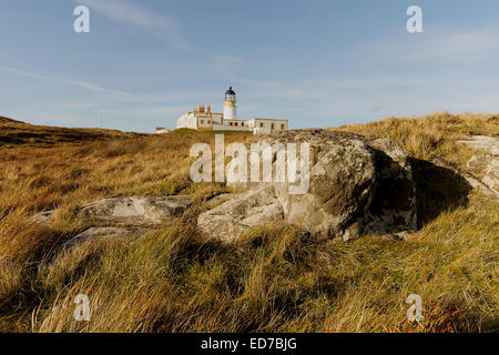 Neist Point est un point de vue populaire sur la plus occidentale de l'île de Skye. Neist Point Lighthouse est situé à il y Banque D'Images