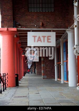 Tate Gallery à l'Albert Dock de Liverpool Banque D'Images