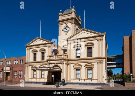 Style architectural italianisant, symétrique de ville (1888-90) Maitland dans la Hunter Valley Australie NSW Banque D'Images