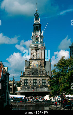 Pays-bas, Alkmaar, De Waag, Waaggebouw, Public Balance Banque D'Images