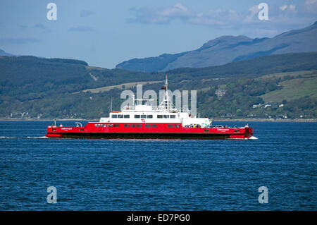 Western Ferries car ferry son de Scalpay vedette de Gourock dans l'ouest de l'Écosse de Hunter's Quay à Dunoon Banque D'Images