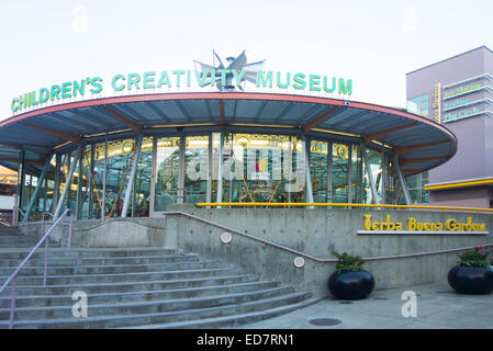 La créativité des enfants musée à San Francisco CA Banque D'Images