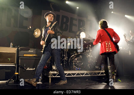 Les libertins effectuer au bal Barrowland à Glasgow avec : Pete Doherty,The Libertines, Carl Barat Où : Glasgow, Écosse, Royaume-Uni Quand : 28 Juin 2014 Banque D'Images