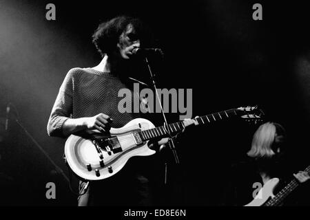 BENICASIM, ESPAGNE - 19 juillet : Swim Deep band concert performance à FIB (Festival Internacional de Benicassim Festival 2013). Banque D'Images