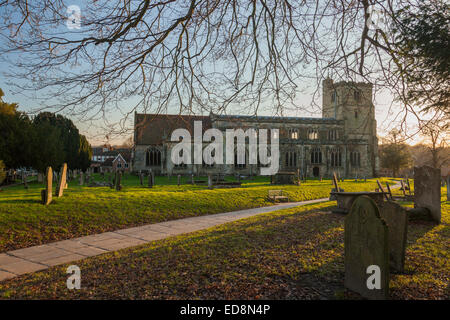 Église St Dunstan à Cranbrook, Kent, Angleterre. Banque D'Images