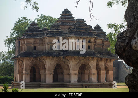 Lotus Mahal aka Chitragani Mahal ou Kamal Mahal Banque D'Images