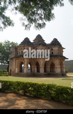 Lotus Mahal aka Chitragani Mahal ou Kamal Mahal Banque D'Images