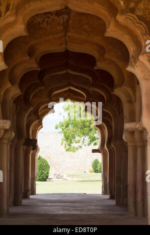 Lotus Mahal aka Chitragani Mahal ou Kamal Mahal Banque D'Images