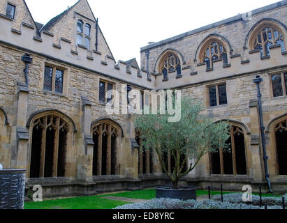 Oxford, Angleterre. Nov 6, 2014. Christ Church College est un des plus importants de l'Université d'Oxford, en Grande-Bretagne, le 6 novembre 2014. Plus récemment, il a été utilisé dans le tournage des films de Rowling's série Harry Potter. © Tereza Supova/CTK Photo/Alamy Live News Banque D'Images